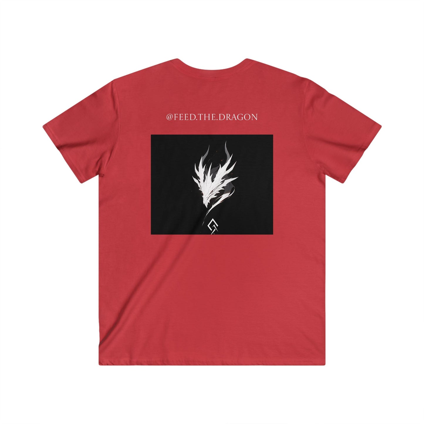 Anime Dragon Duo V-Neck Tee — Retro Goku & Chi-Chi Style Shirt